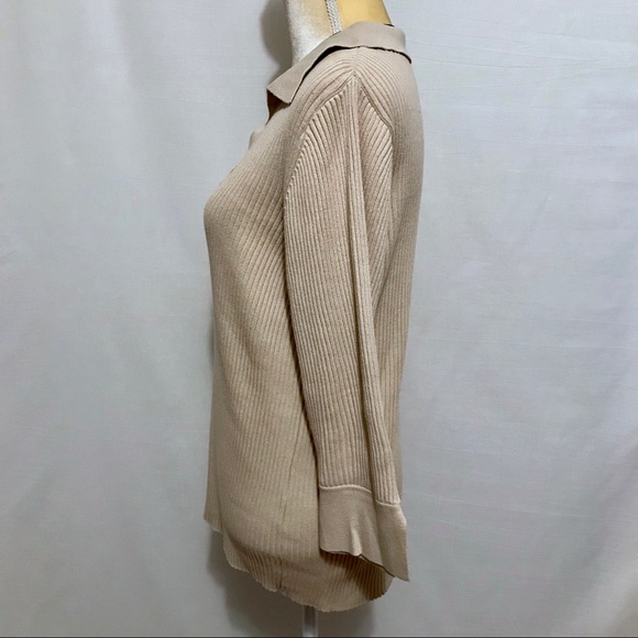 ❌SOLD❌ Avenue Beige Collar Pullover Top Women 18/20 (1X) - Picture 6 of 11